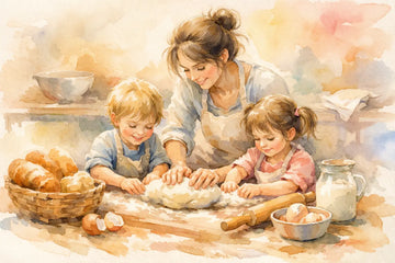 How to Bake Bread With Kids at Home