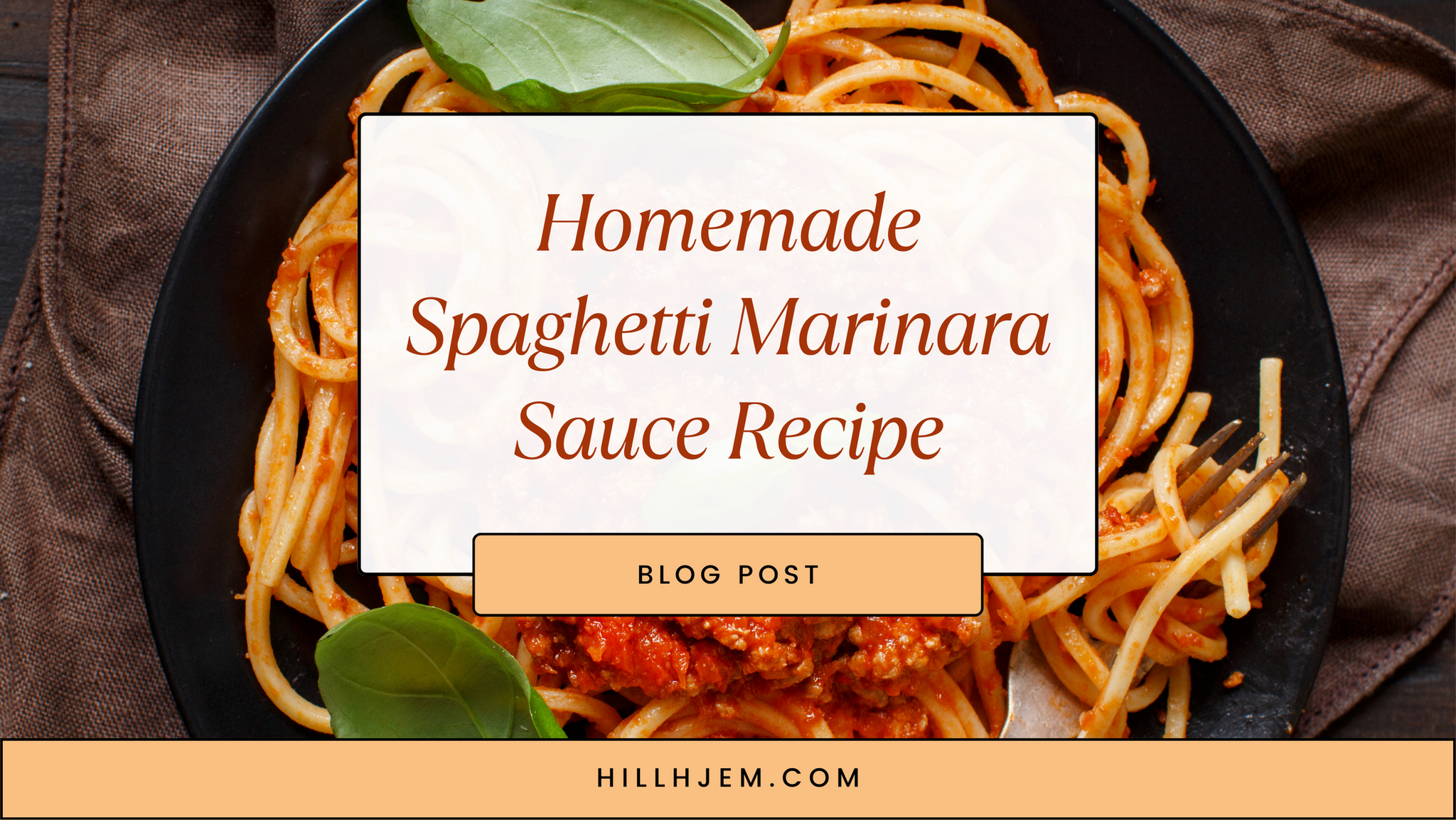 Homemade Spaghetti Marinara Sauce Recipe